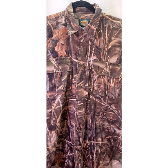 VTG Cabela's Advantage Max-4 HD Camo Long Sleeve Hunting Shirt Size Large - Picture 3 of 9